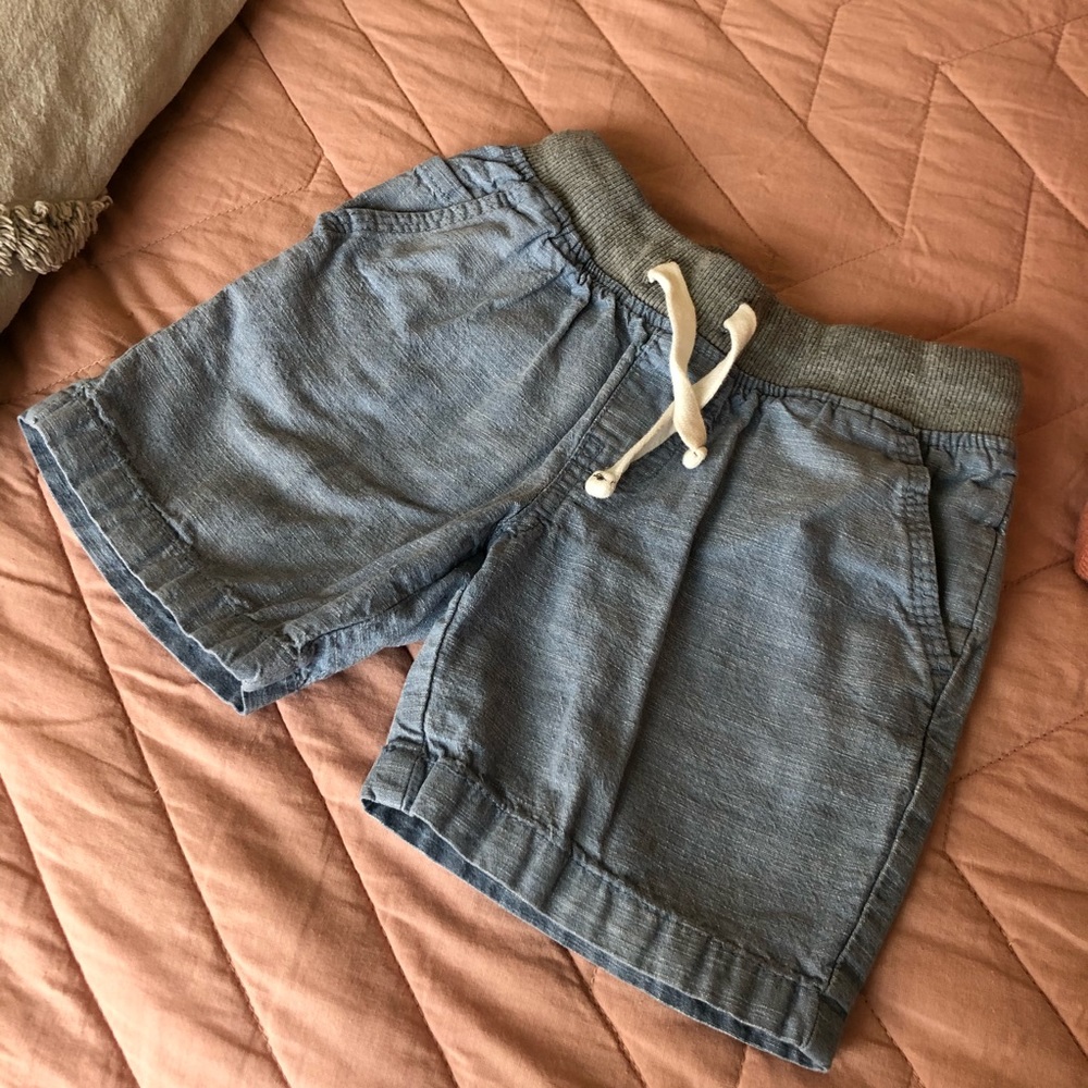 Chambray Shorts